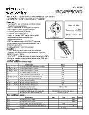 浏览型号IRG4PF50WD的Datasheet PDF文件第1页