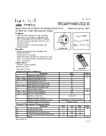 浏览型号IRG4PH40UD2-E的Datasheet PDF文件第1页