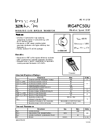 浏览型号IRG4PC50U的Datasheet PDF文件第1页