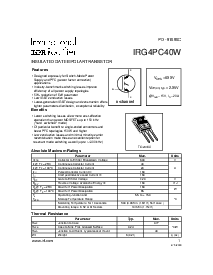 浏览型号IRG4PC40W的Datasheet PDF文件第1页