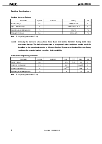 浏览型号UPD444016G5-10-7JF的Datasheet PDF文件第4页