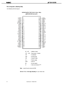 浏览型号UPD4416004G5-A17-9JF的Datasheet PDF文件第2页