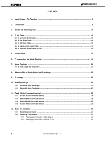 浏览型号UPD45128163G5-A80L-9JF的Datasheet PDF文件第6页