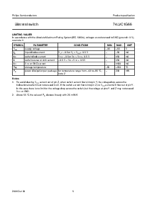 浏览型号74LVC1G66GW的Datasheet PDF文件第5页