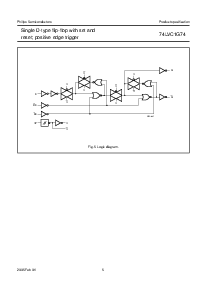 浏览型号74LVC1G74DP的Datasheet PDF文件第5页