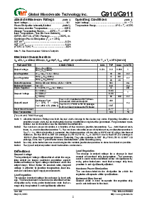 浏览型号G910的Datasheet PDF文件第2页