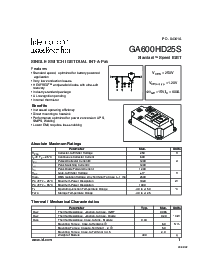 浏览型号GA600HD25S的Datasheet PDF文件第1页