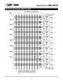 浏览型号GAL18V10B-10LJ的Datasheet PDF文件第5页