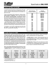 浏览型号GAL16V8D-10LPI的Datasheet PDF文件第3页