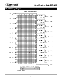 浏览型号GAL20RA10B-15LJ的Datasheet PDF文件第5页