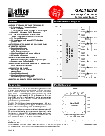 浏览型号GAL16LV8C-7LJ的Datasheet PDF文件第1页