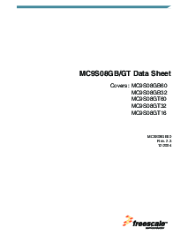 浏览型号MC9S08GB60的Datasheet PDF文件第3页