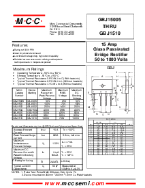 浏览型号GBJ1506的Datasheet PDF文件第1页