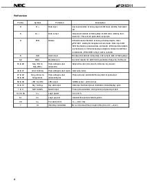 浏览型号UPD16311GC-AB6的Datasheet PDF文件第4页