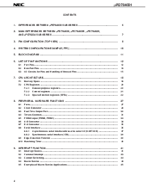 浏览型号UPD784031GC-3B9的Datasheet PDF文件第4页