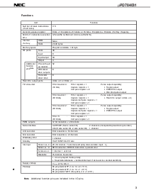 浏览型号UPD784031GC-8BT的Datasheet PDF文件第3页