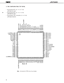 浏览型号UPD784031GC-8BT的Datasheet PDF文件第8页