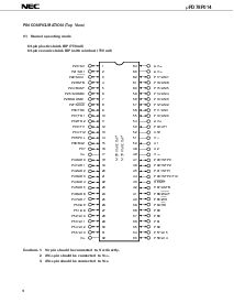 浏览型号UPD78P014GC-AB8的Datasheet PDF文件第4页