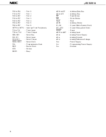 浏览型号UPD78P014GC-AB8的Datasheet PDF文件第6页