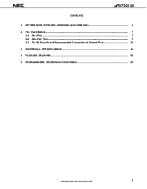 浏览型号UPD703130GC-8EU的Datasheet PDF文件第5页