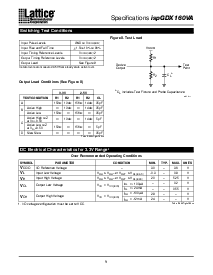 浏览型号ispGDX160V-7Q208的Datasheet PDF文件第9页
