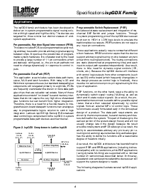 浏览型号ispGDX120A-7T176的Datasheet PDF文件第4页