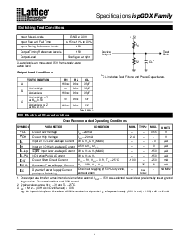 浏览型号ispGDX120A-7T176的Datasheet PDF文件第7页
