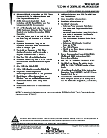 浏览型号TMS320VC5402PGER10的Datasheet PDF文件第1页