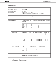 浏览型号UPD78P4916GF-3BA的Datasheet PDF文件第3页