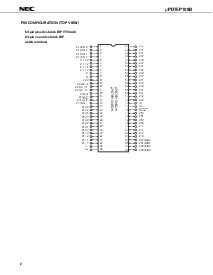 浏览型号UPD75P108BGF-3BE的Datasheet PDF文件第2页