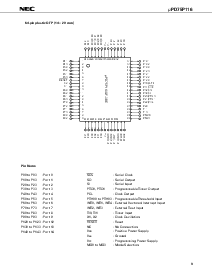 浏览型号UPD75P116GF-3BE的Datasheet PDF文件第3页