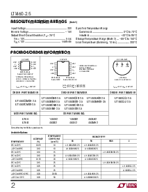 浏览型号LT1460GIZ-2.5的Datasheet PDF文件第2页