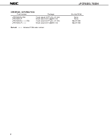 浏览型号UPD78323GJ-5BJ的Datasheet PDF文件第2页