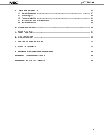浏览型号UPD784031YGK-BE9的Datasheet PDF文件第5页