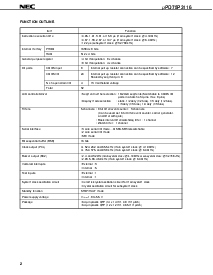 浏览型号UPD75P3116GK-8A8的Datasheet PDF文件第2页