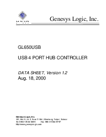 浏览型号GL650USB的Datasheet PDF文件第1页