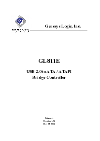 浏览型号GL811E的Datasheet PDF文件第1页