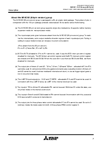 浏览型号M30625FGLGP的Datasheet PDF文件第7页