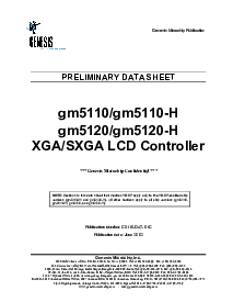 浏览型号GM5120-H的Datasheet PDF文件第1页