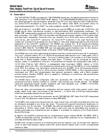 浏览型号TMS320DM643GNZ600的Datasheet PDF文件第2页