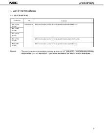 浏览型号UPD78CP18GQ-36的Datasheet PDF文件第7页