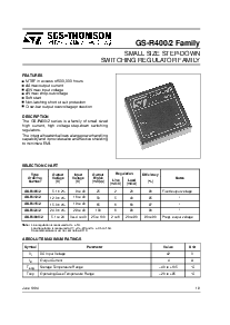 浏览型号GS-R400V的Datasheet PDF文件第1页