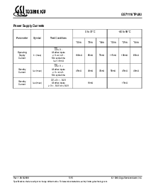 浏览型号GS71116TP-15的Datasheet PDF文件第5页