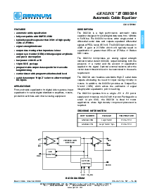 浏览型号GS9024-CKB的Datasheet PDF文件第1页