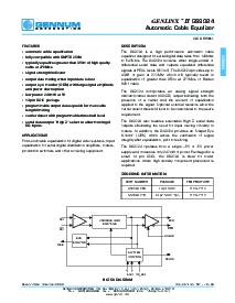 浏览型号GS9024的Datasheet PDF文件第1页