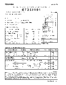 浏览型号GT25J101的Datasheet PDF文件第1页