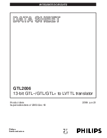 浏览型号GTL2006PW的Datasheet PDF文件第1页