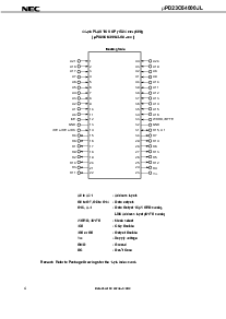 浏览型号UPD23C64000JLGY-xxx-MJH的Datasheet PDF文件第4页