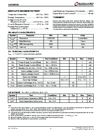 浏览型号CAT34FC02GYITE13REVE的Datasheet PDF文件第2页
