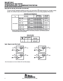 浏览型号SN74CBT3125CRGYRG4的Datasheet PDF文件第2页